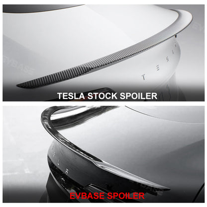 Tesla Model 3 Highland Spoiler Wing Performance OEM Style ABS Rear Trunk Lid Splitter