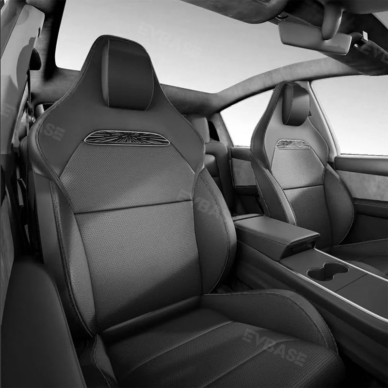 Tesla Model 3 Y Sport Seats Replacement Nappa Leather Inspired By Model 3 Highland Performance Seat