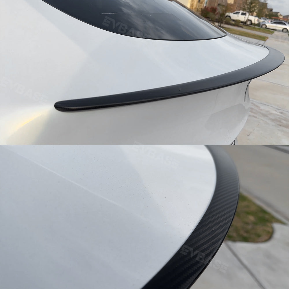 Real Carbon Fiber Spoiler Tesla Wing Carbon Fiber Spoiler For Tesla Model Y/3