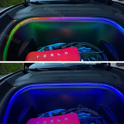 EVBASE Tesla Model 3 Y X S Luce Ambiente Frunk