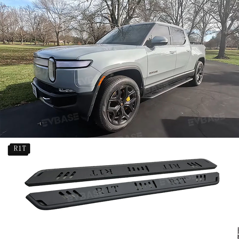 2025 Rivian R1T/R1S Running Boards Side Steps Nerf Bars Rivian Exterior Accessories EVBASE