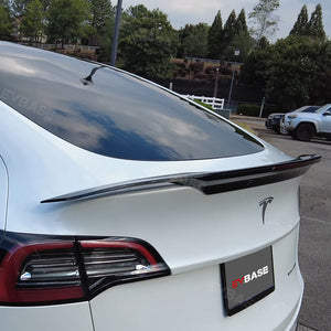 Tesla Model 3 Y Spoiler Wing ABS Rear Trunk Lid Diffuser Splitter Inspired By B-2 Spirit | EVBASE