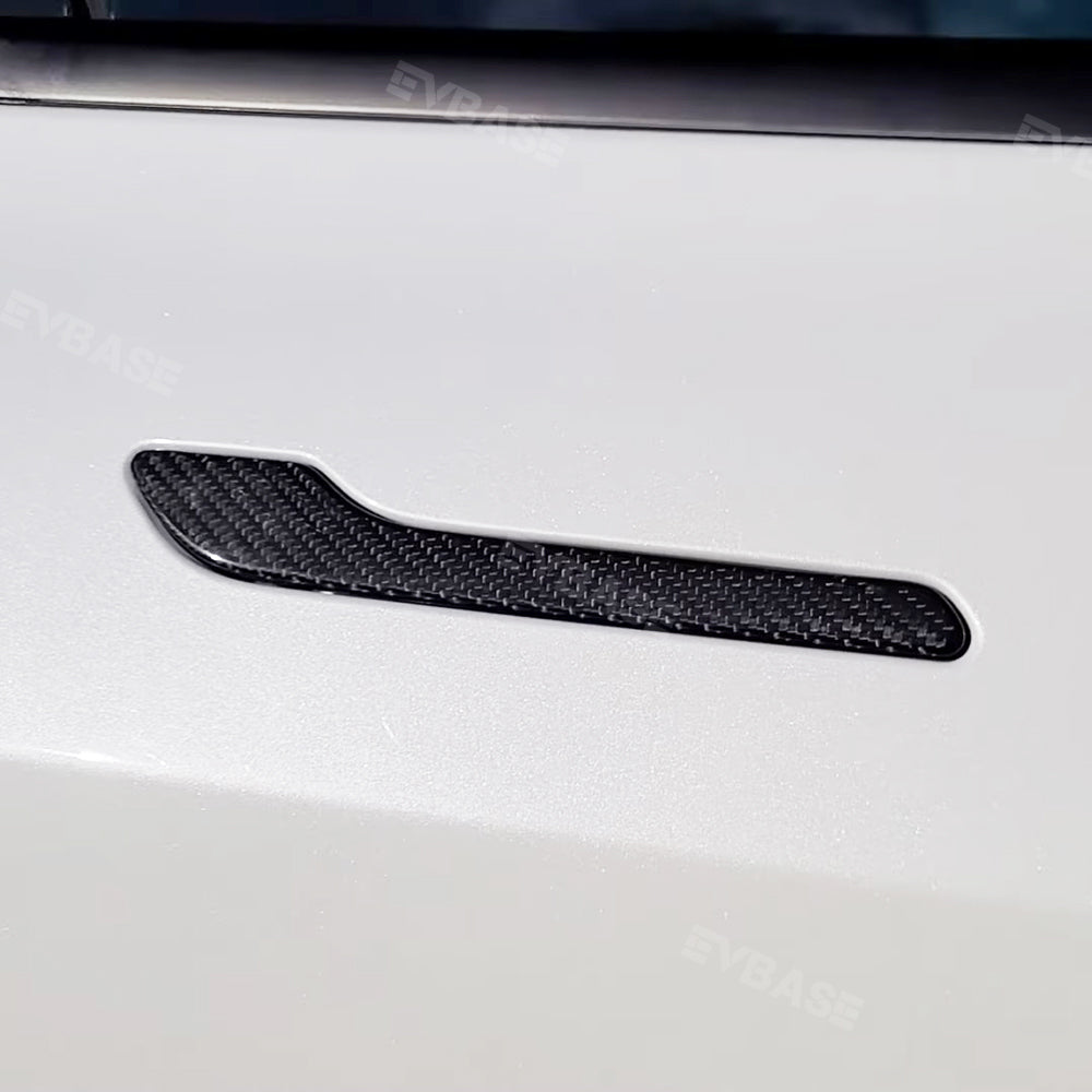 EVBASE Carbon Fiber Tesla Door Handle Cover For Model 3 Y