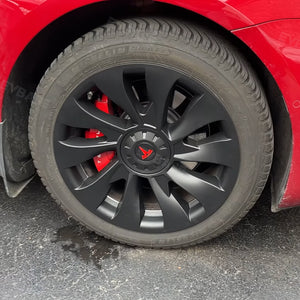 Model 3 18inch Überturbine Wheel Cover Tesla 18inch Turbine Wheel Cap Kit 4PCS Matte Black