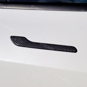 EVBASE Carbon Fiber Tesla Door Handle Cover For Model 3 Y (2017-2024 Year)