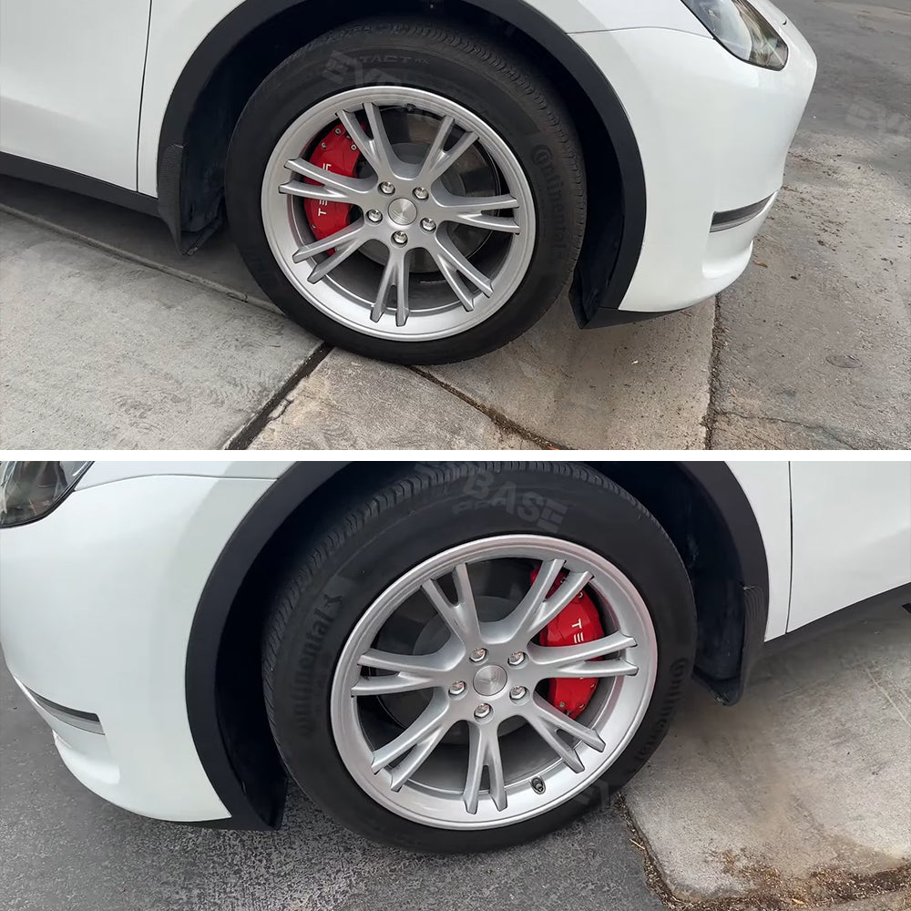 Tesla Model Y Wheel Rim Protectors 19Inch ABS Rim Guard Rimcase With Lug Nut Cover | EVBASE