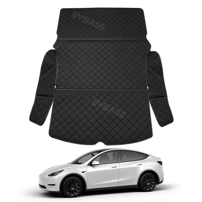 EVBASE Tesla Model 3/Y/3 Highland Trunk Mat Rear Cargo Liner Oxford Cloth Waterproof Pet Mat Floor Protector