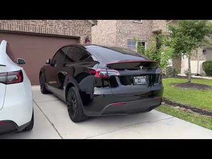 2023 EVBASE Tesla Red Carbon Fiber Spoiler Wing para Model 3 Y