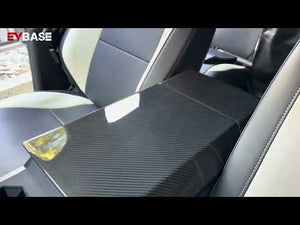 Tesla Cybertruck Armrest Box Cover Real Carbon Fiber Center Console Overlay Protection Trim