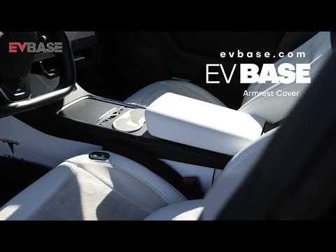 EVBASE Model 3 Y Center Console Armrest Box Cover Tesla Interior Protector Accessories