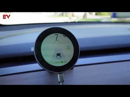 EVBASE Model 3 Y Dashboard HUD Instrument Cluster Wireless Display With Magnetic Charging Phone Holder