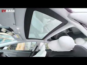 Tesla Model 3/Y/3 Highland Smart Canopy  Anti-UV Glass Sunroof PDLC Light Control Sunshade UV Protection