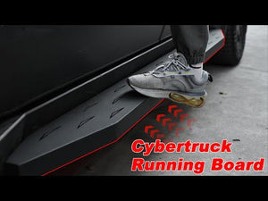 Upgrade Tesla Cybertruck Running Boards Side Steps Nerf Bars Exterior Brackets EVBASE