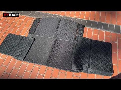 EVBASE Tesla Model 3/Y/3 Highland Trunk Mat Rear Cargo Liner Oxford Cloth Waterproof Pet Mat Floor Protector