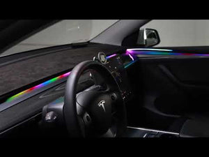 EVBASE Model 3 Y Ambient Light Kits Streamer Tesla Interior LED Lighting Accessories