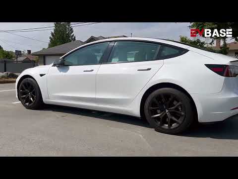 Tesla Model 3 Wheel Covers 18 Inch  ABS Sport Hubcaps Aero Wheel Caps Matte Black 4PCS