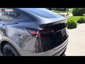 Alerón Tesla de fibra de carbono Modelo Y 3 Alerón de fibra de carbono real