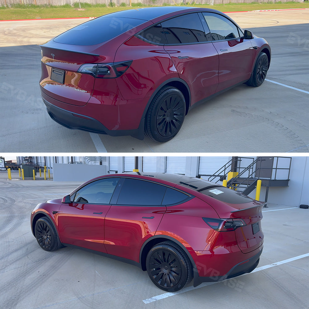 Karbonfaser Tesla Spoiler Modell Y 3 Spoilerflügel aus echtem Karbonfaser