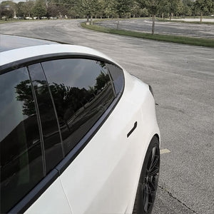 Tesla Model 3 Y Rear Side Window Louvers Air Vent Scoop Louvers Covers 2pcs