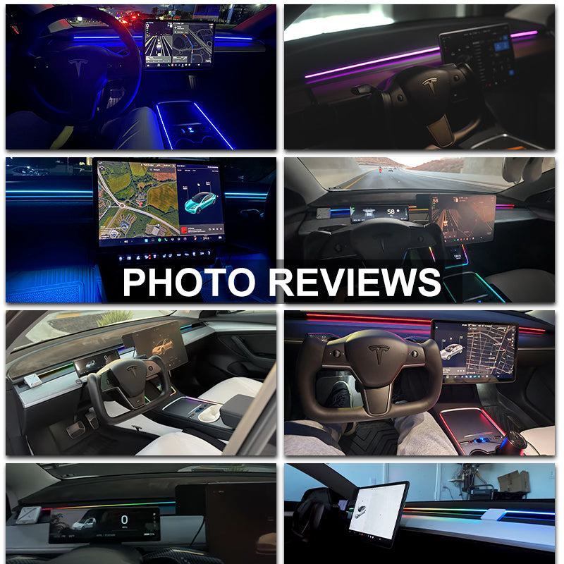 Model 3 Y Dashboard Streamer Ambient Light Tesla Interior Light Accessories