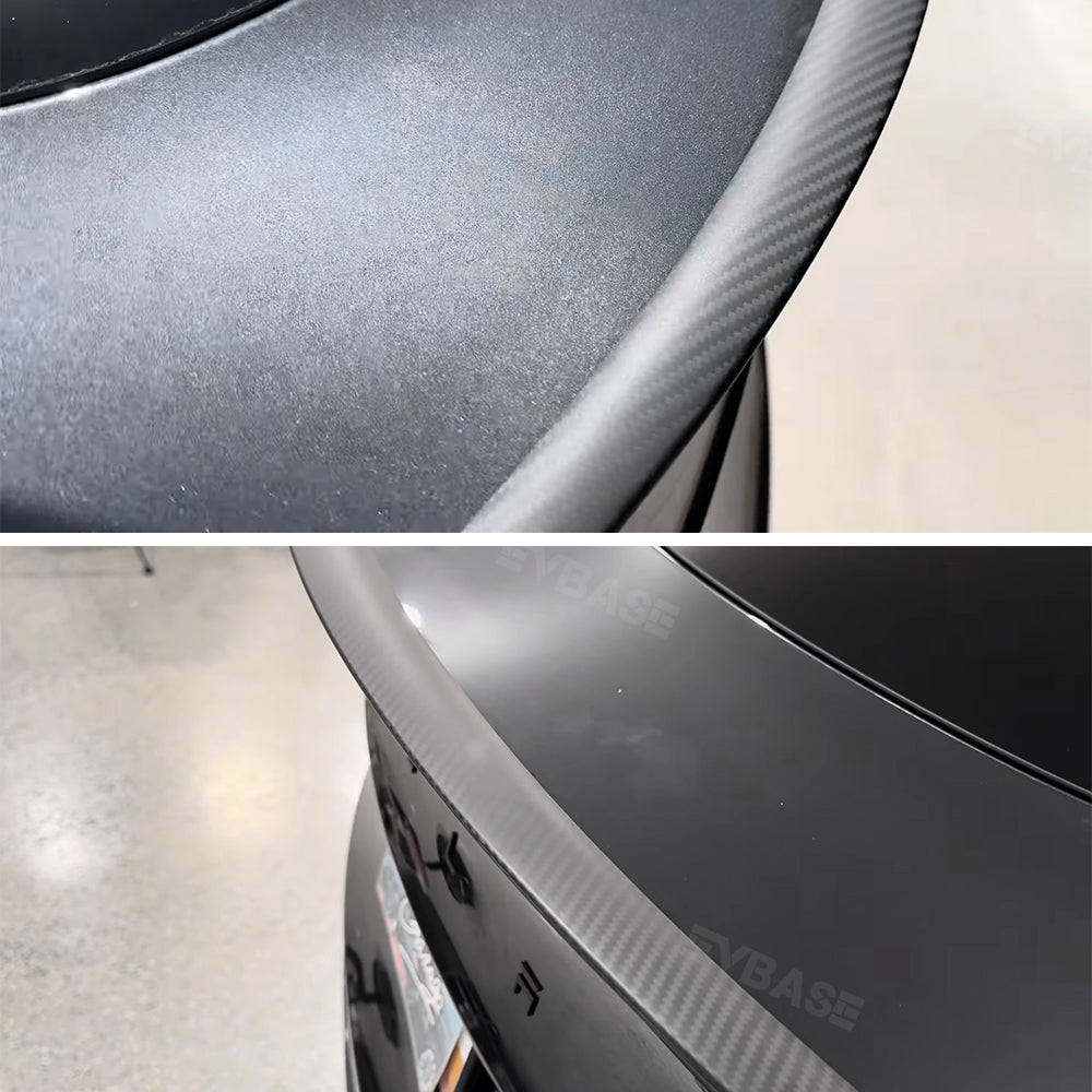 Carbon Fiber Tesla Spoiler Model Y/3 Real Carbon Fiber Spoiler Wing