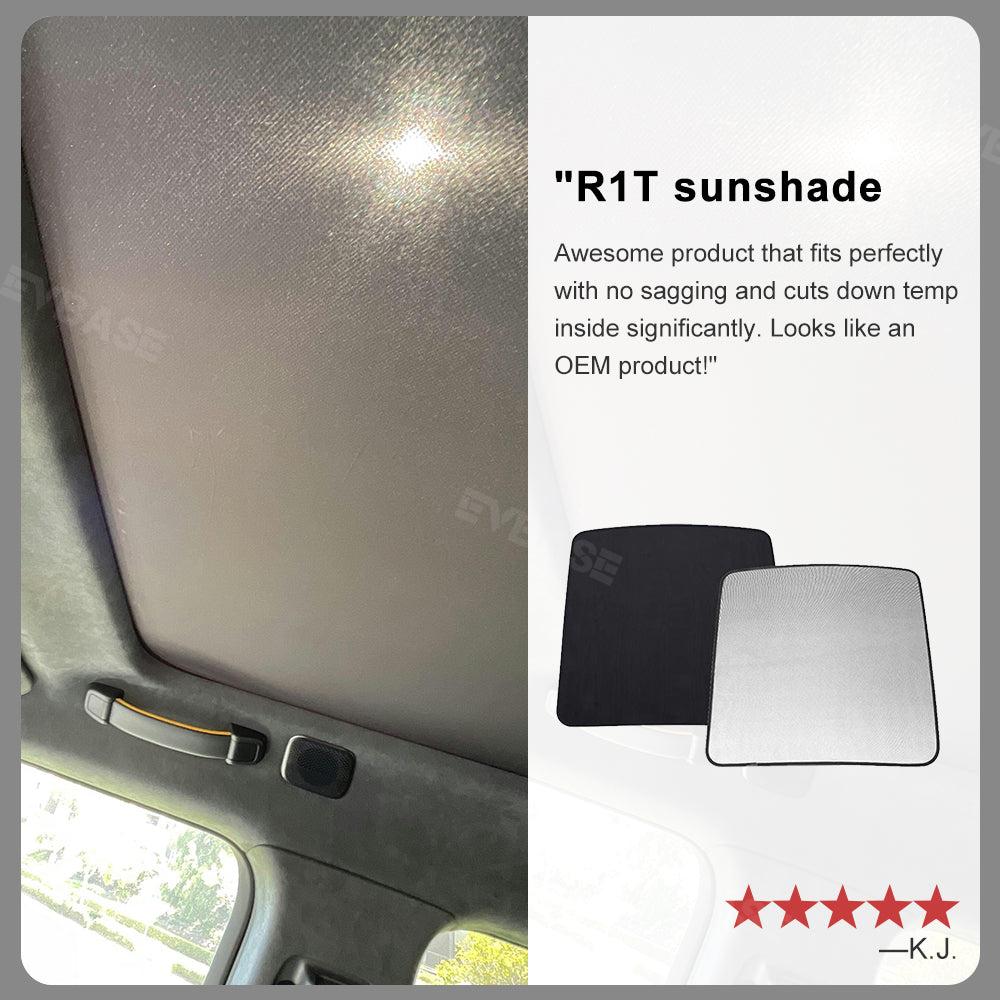 Rivian Sunshade R1T Roof Sun Shade Rivian Accessories