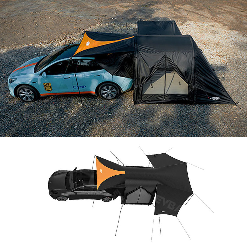 Tesla Model Y Camping Tent Tailgate Waterproof Oxford Cloth Shade Awning Tent Outdoor Travel