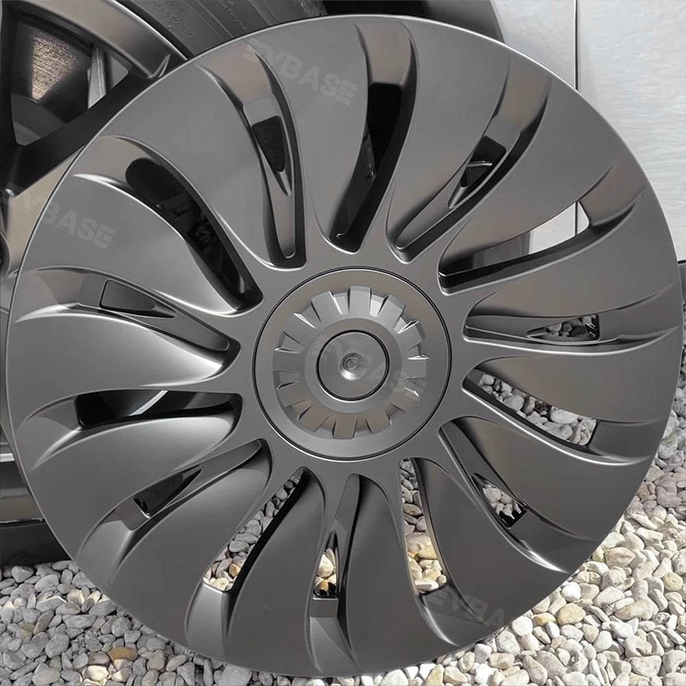 2023 Nuevo modelo Y Überturbine cubiertas de rueda para 19inch Model Y Gemini Wheel Matte 4PCS