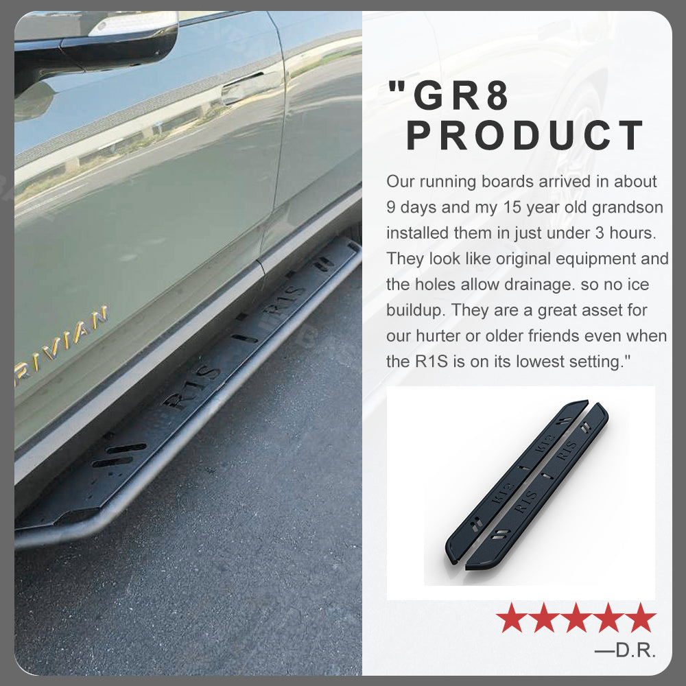 EVBASE Rivian R1T/R1S Running Boards Rivian Exterior Accessories