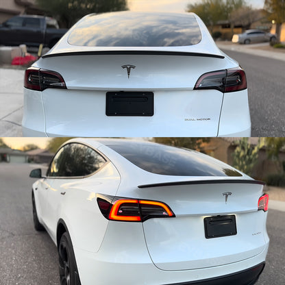 Tesla Model 3 Y Carbon Fiber Spoiler Wing Tesla Model 3 Accesorios Model Y Accesorios