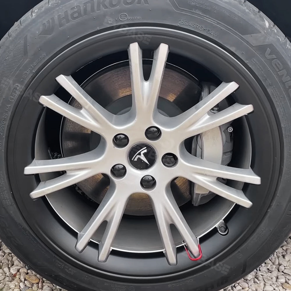 Tesla Model Y Wheel Rim Protectors 19Inch ABS Rim Guard Rimcase With Lug Nut Cover | EVBASE