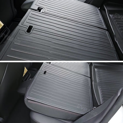 Tesla Model 3 Y Seatback Mat Protector TPE Wear Resistant Rear Second Row Backrest Seat Cover