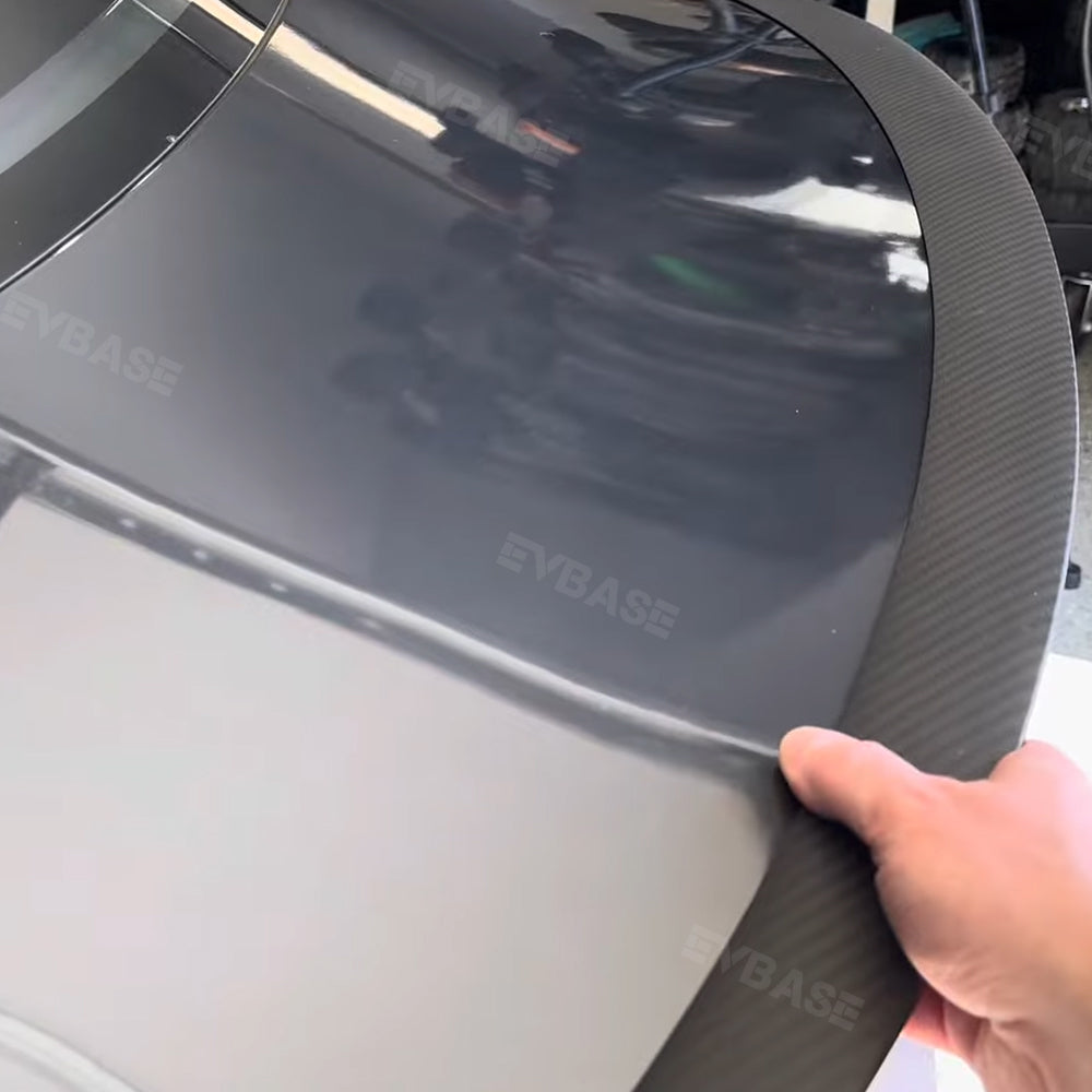 Spoiler Tesla Model 3 Y in fibra di carbonio Ala spoiler Tesla in vera fibra di carbonio