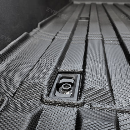 Tesla Cybertruck Frunk Truck Bed Mat Cargo Liner All Weather Rugged Liner Cargo Cover Mat