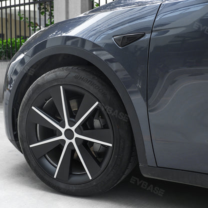 EVBASE Tesla Model Y Gemini Wheel Covers 19inch Aftermarket Wheel covers for Model Y