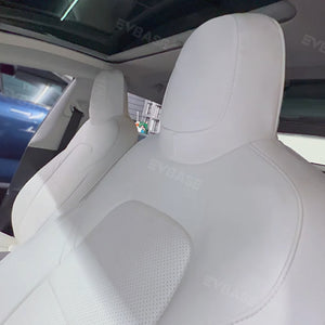 EVBASE Custom Seat Covers NAPPA Leather Interior Accessories For Tesla Model 3/Y