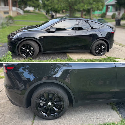 50%OFF - Tesla Model Y Wheel Covers 19Inch Blade Style Hubcaps ABS Wheel Rim Cover Replacement