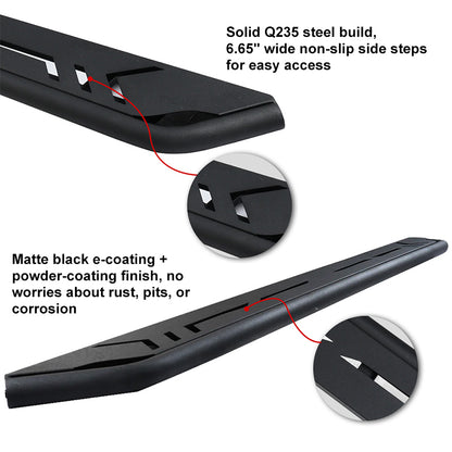 EVBASE Tesla Cybertruck Running Boards Nerf Bars Side Steps Cybertruck Exterior Brackets