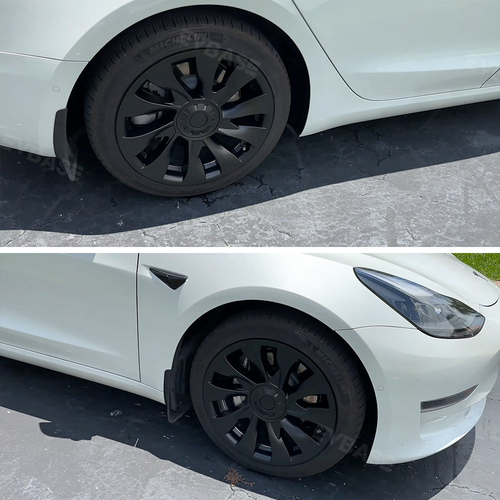 Model 3/Y Überturbine Wheel Covers For 18/19inch Wheel Caps Protector Matte 4PCS 2017+