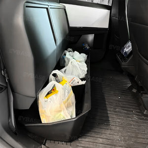 Tesla Cybertruck Underseat Storage Box ABS Organizer Bin With TPE Non-Slip Liner Pad