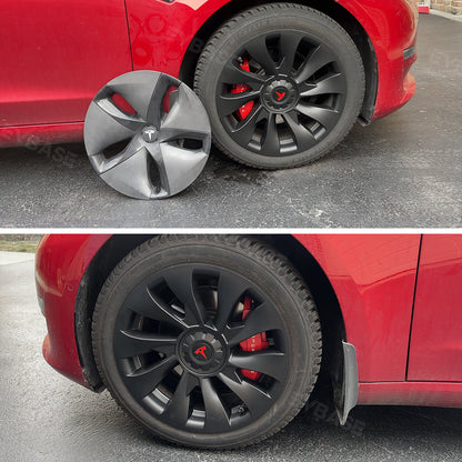 Model 3/Y Überturbine Wheel Covers For 18/19inch Wheel Caps Protector Matte 4PCS 2017+