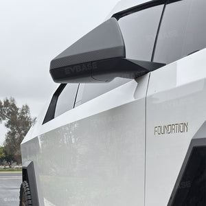 Tesla Cybertruck Side Mirror Covers Real Carbon Fiber Rearview Mirror Caps Trim Protective Cover