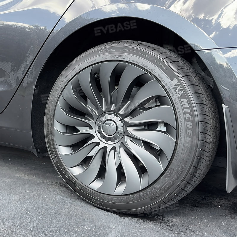 Tesla Model 3 Highland 18" Photon Wheel Covers Hub Caps Überturbine Wheel Caps (Set of 4)