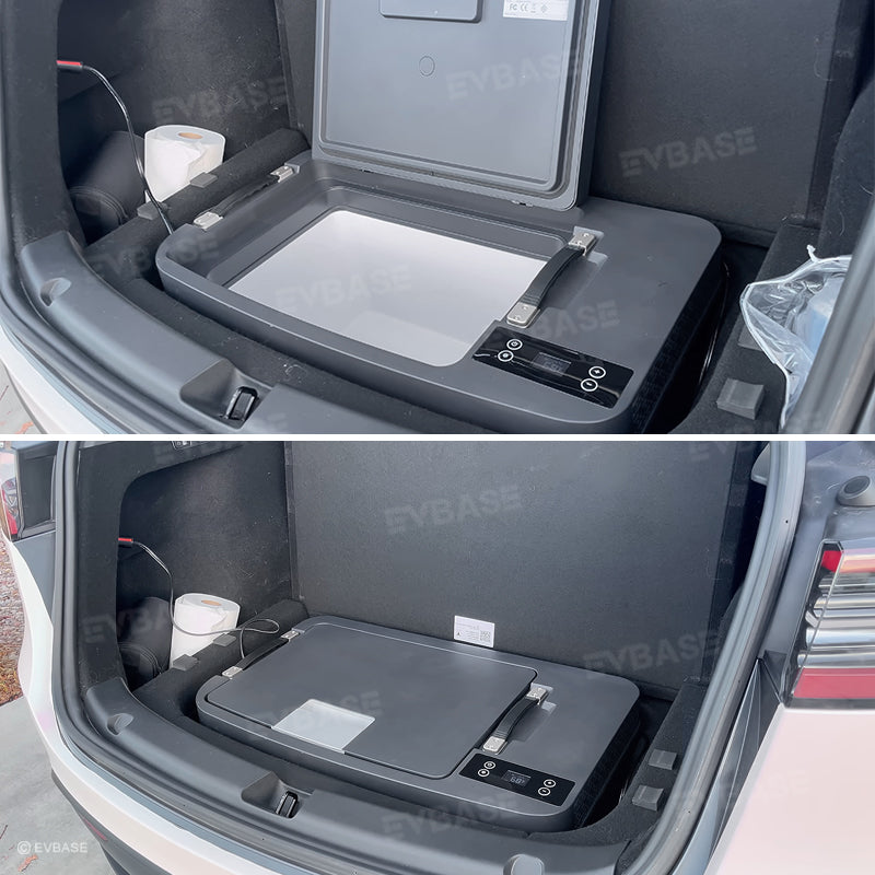 Tesla Model Y 3 Refrigerator Rear Trunk Fridge Drop-In 35L 20L App Control Freezer for Tesla Camping