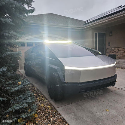 Tesla Cybertruck LED Light Bar 52" Truck Roof Off-Road Top Fog Lamp Driving Light Flood Spot Beam