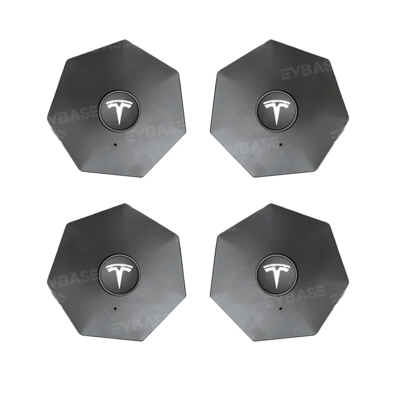 Cybertruck Center Wheel Cap Heptagon Hub Tesla Wheel Rim Caps Lug Nut Covers Caps