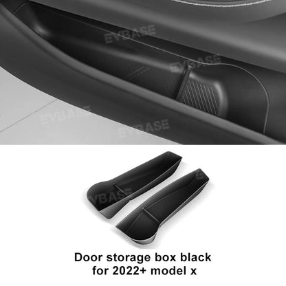 Tesla Model 3 Y X S Door Storage Box TPE Organizer Tray Waterproof Door Side Protector