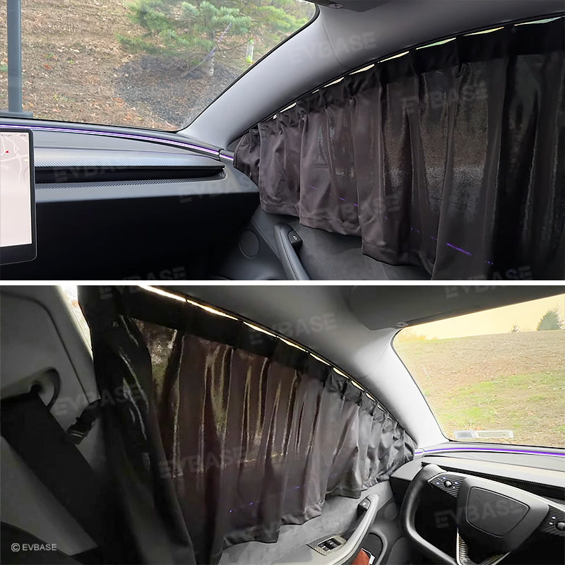 Tesla Model 3/Y Side Window Sunshade Rear Windshield Sun Shades 4pcs