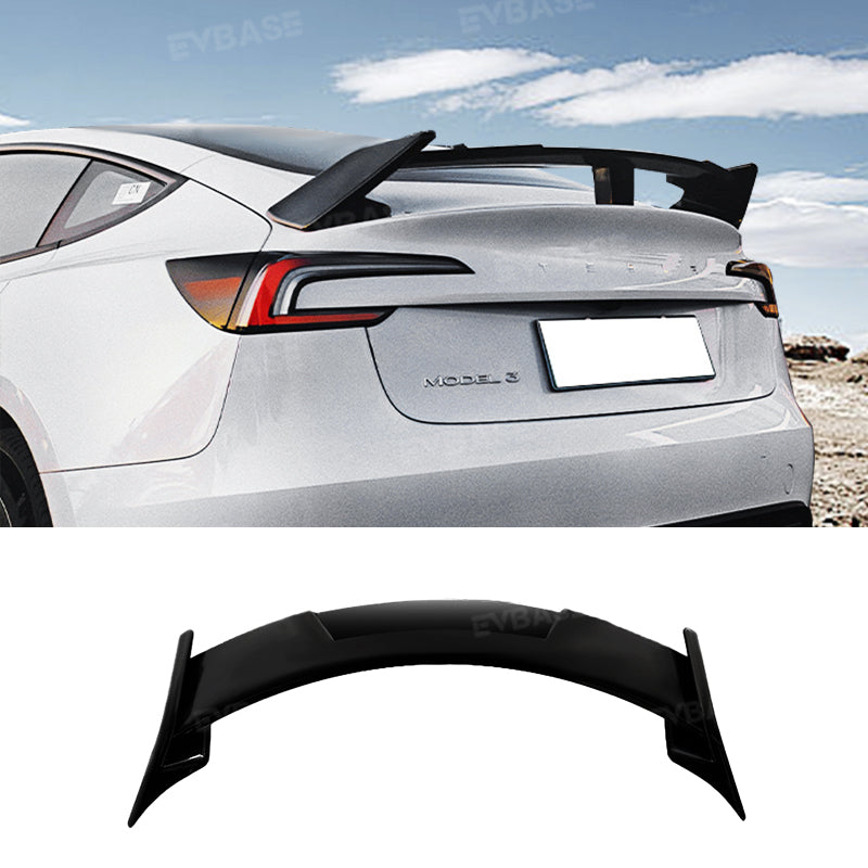 Tesla Model 3 Highland Spoiler Wing ABS Performance Splitter Aero Sport Rear Trunk Lid Spoiler