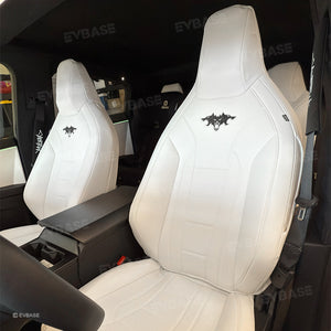 Tesla Cybertruck Seat Covers With Cyberbeast Style Full Coverage Custom Seat Protector NAPPA Leather